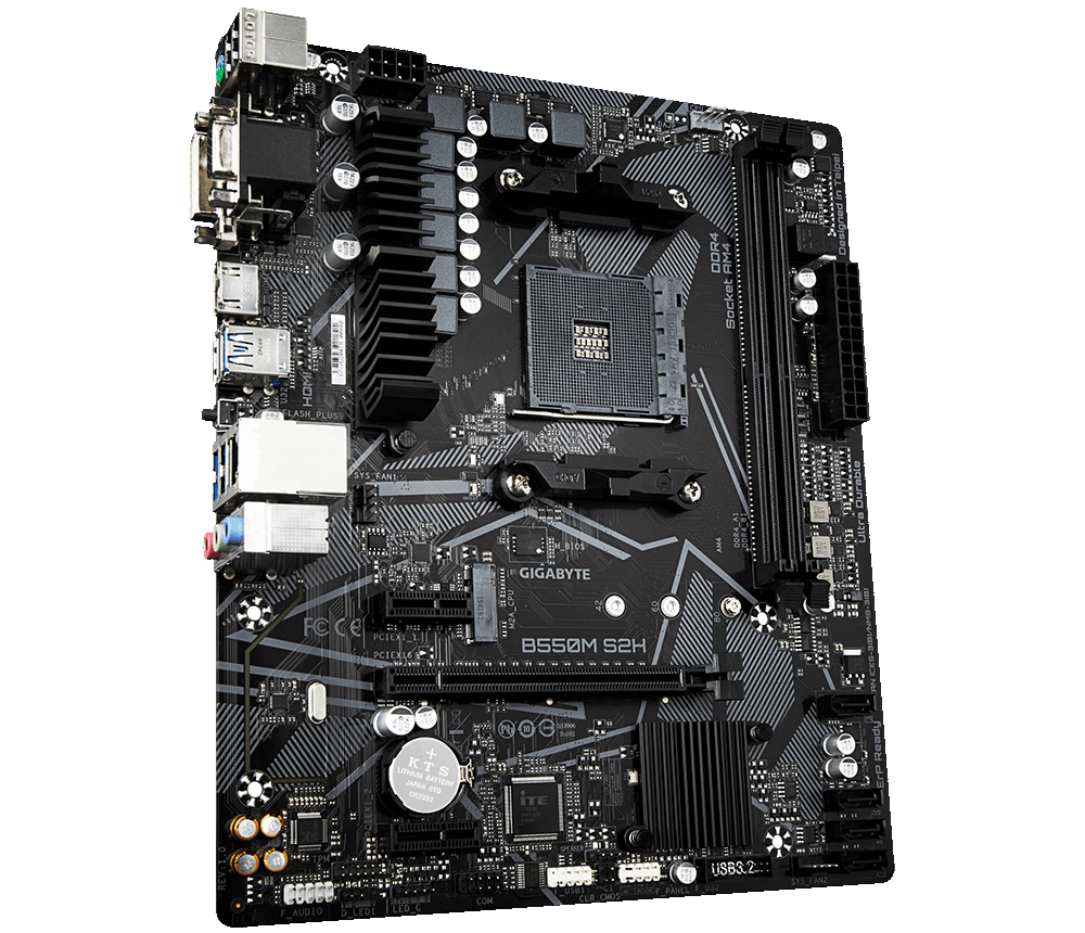 Gigabyte B550M-S2H AMD B550 SocketAM4 mATX alaplap