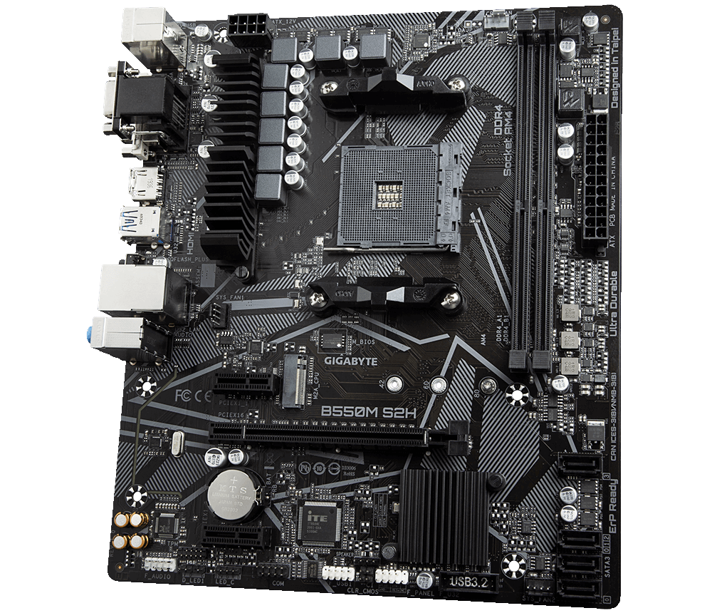 Gigabyte B550M-S2H AMD B550 SocketAM4 mATX alaplap