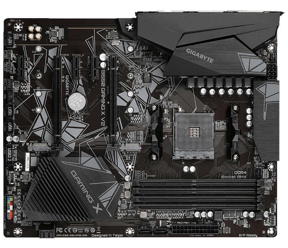 Gigabyte B550 GAMING X V2 AMD B550 SocketAM4 ATX alaplap
