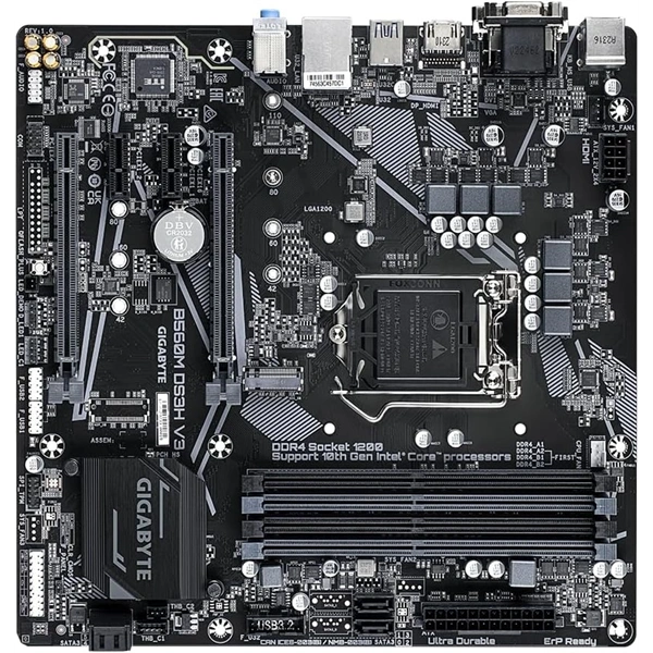 Gigabyte B560M DS3H V3 Intel B560 LGA1200 mATX alaplap
