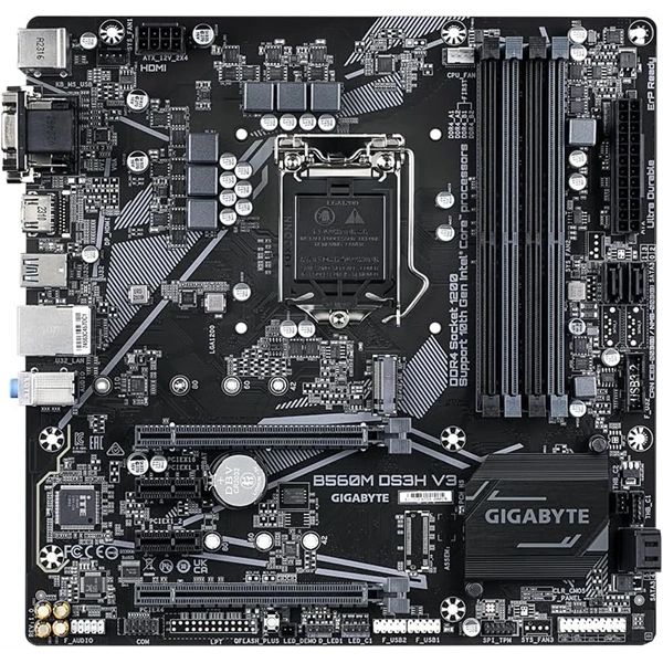 Gigabyte B560M DS3H V3 Intel B560 LGA1200 mATX alaplap