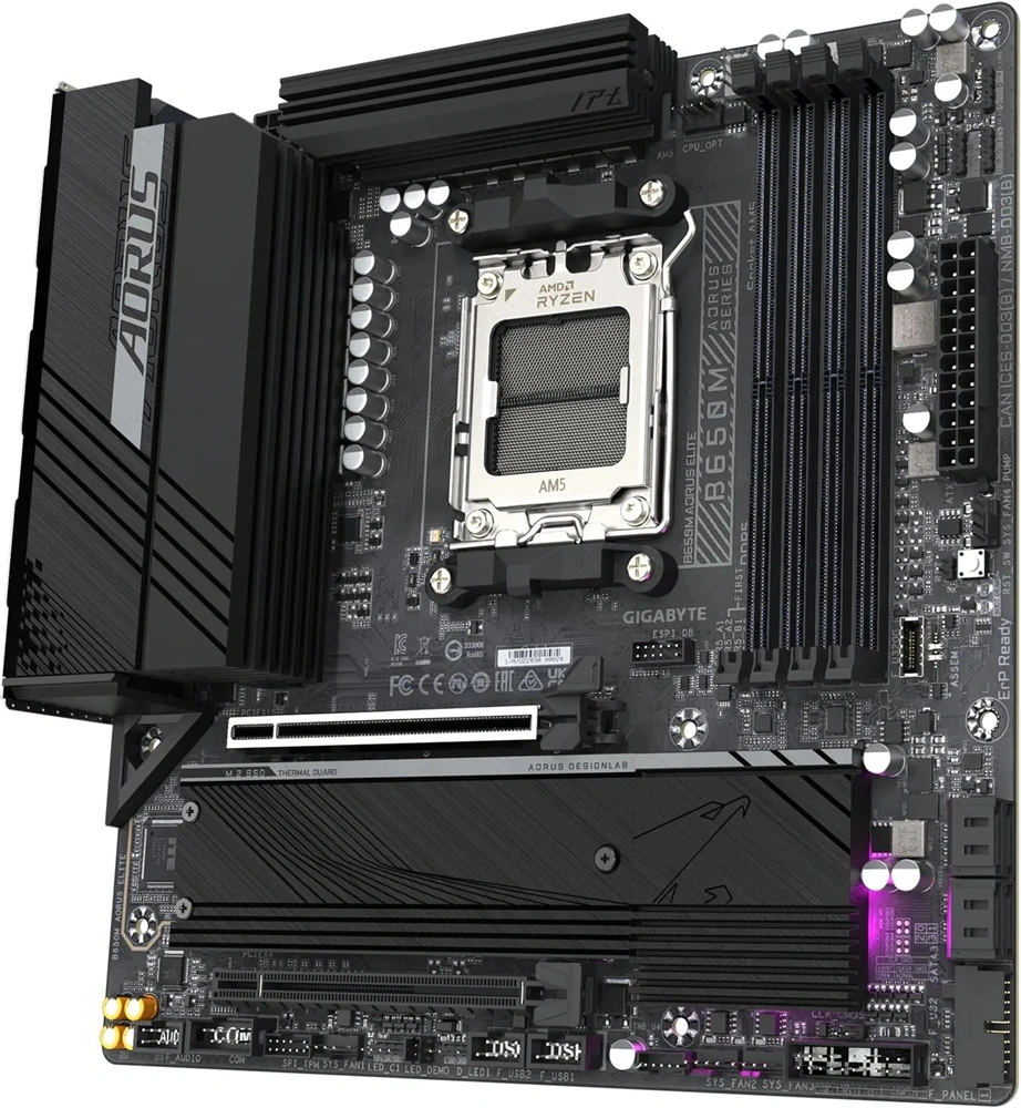 Gigabyte B650M AORUS ELITE AMD B650 AM5 mATX alaplap