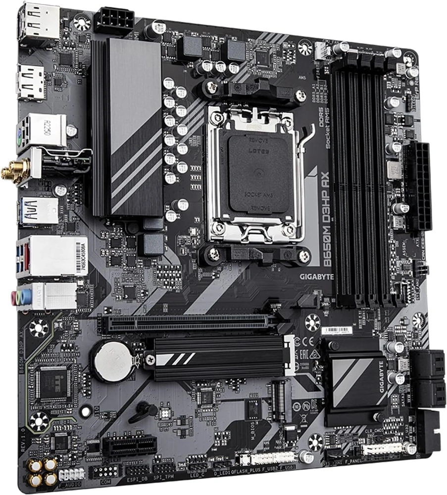 Gigabyte B650M D3HP AX AMD B650 AM5 mATX alaplap