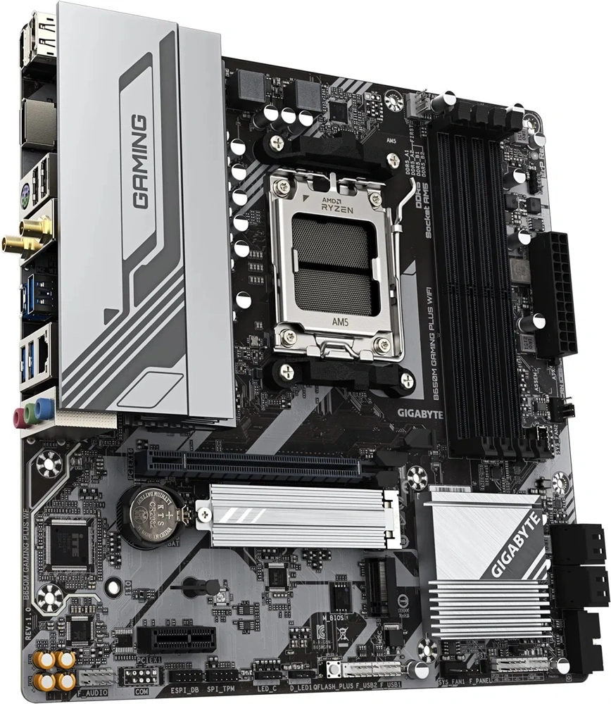 Gigabyte B650M GAMING PLUS Wi-Fi AMD B650 AM5 ATX alaplap