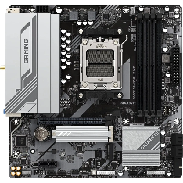 Gigabyte B650M GAMING PLUS Wi-Fi AMD B650 AM5 ATX alaplap
