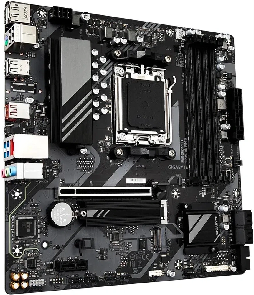 Gigabyte B650M K desktop alaplap microATX