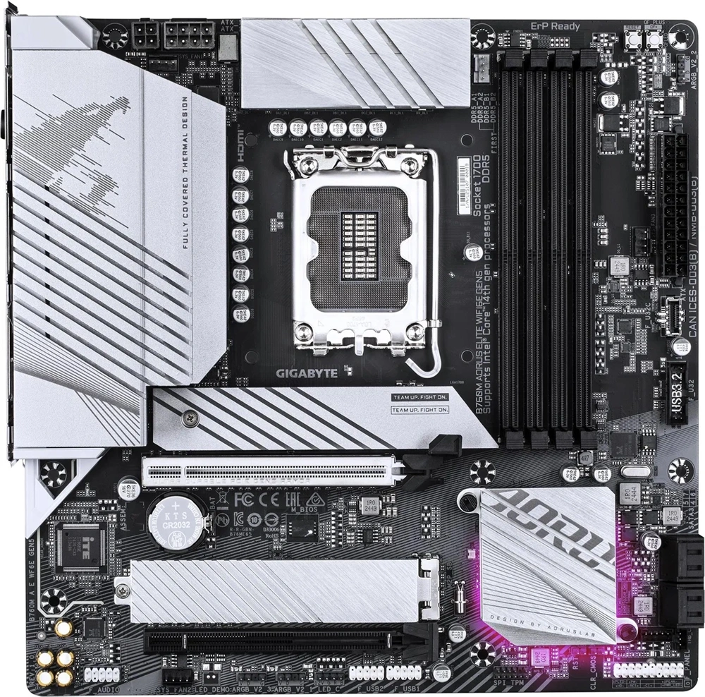 Gigabyte B760M AORUS ELITE Wi-Fi Intel B760 LGA1700 mATX alaplap