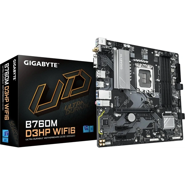 Gigabyte B760M D3HP Intel B760 LGA1700 mATX alaplap