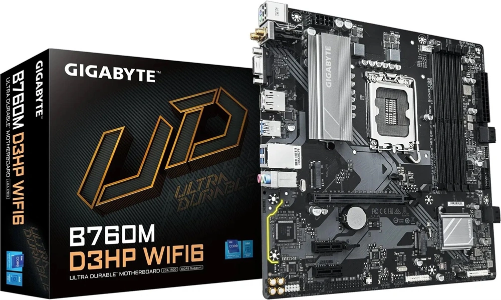 Gigabyte B760M D3HP Intel B760 LGA1700 mATX alaplap