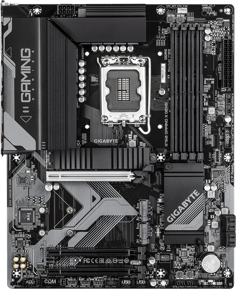 Gigabyte B760 GAMING X GEN5 Intel B760 LGA1700 ATX alaplap