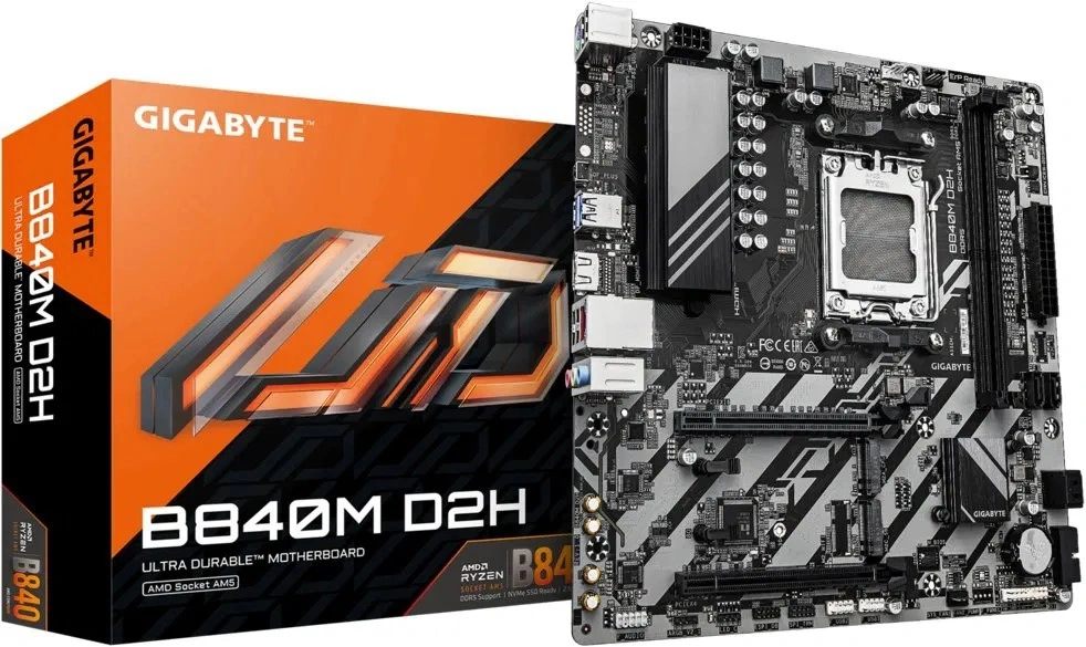 Gigabyte B840M D2H AMD B840 AM5 mATX alaplap