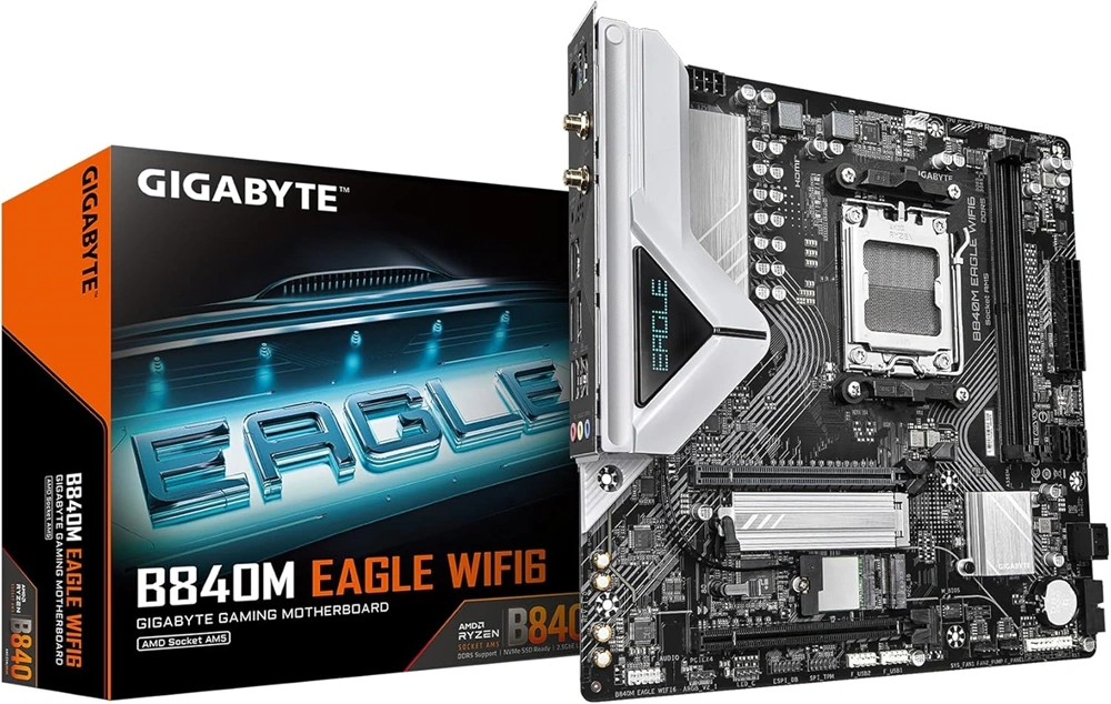 Gigabyte B840M EAGLE Wi-Fi AMD B840 AM5 mATX alaplap