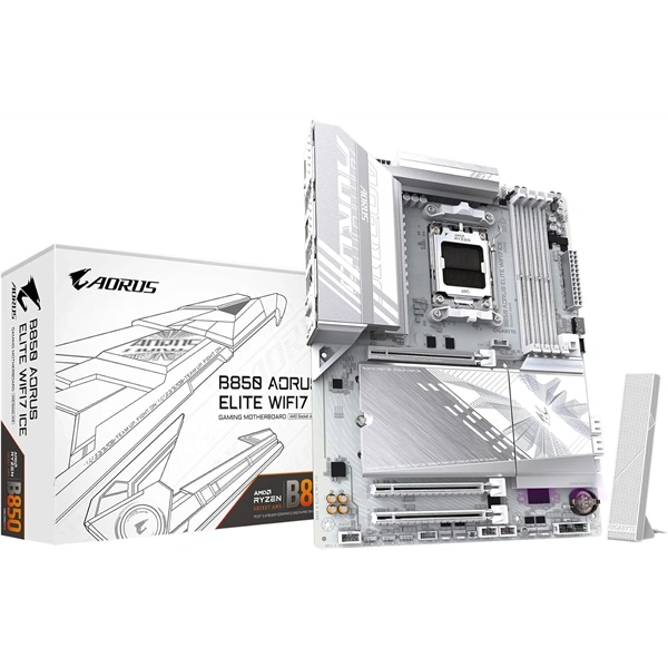 Gigabyte B850 AORUS ELITE ICE Wi-Fi AMD B850 AM5 ATX alaplap