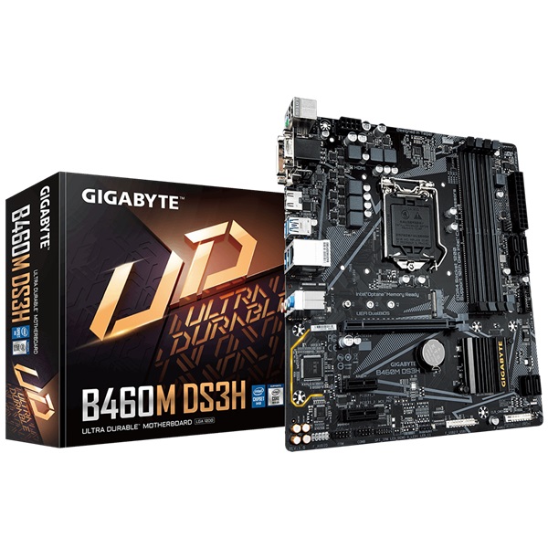 Gigabyte GA-B460M-DS3H Intel B460 LGA1200 mATX alaplap