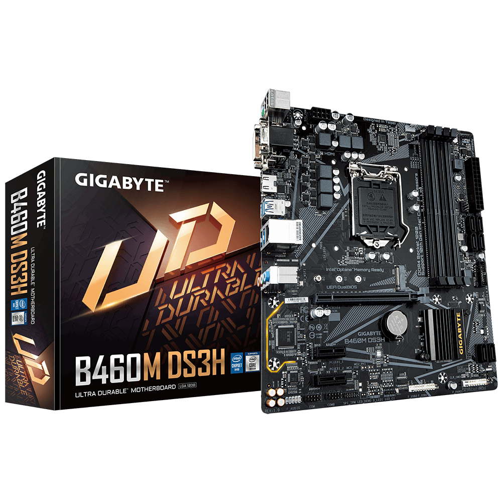 Gigabyte GA-B460M-DS3H Intel B460 LGA1200 mATX alaplap