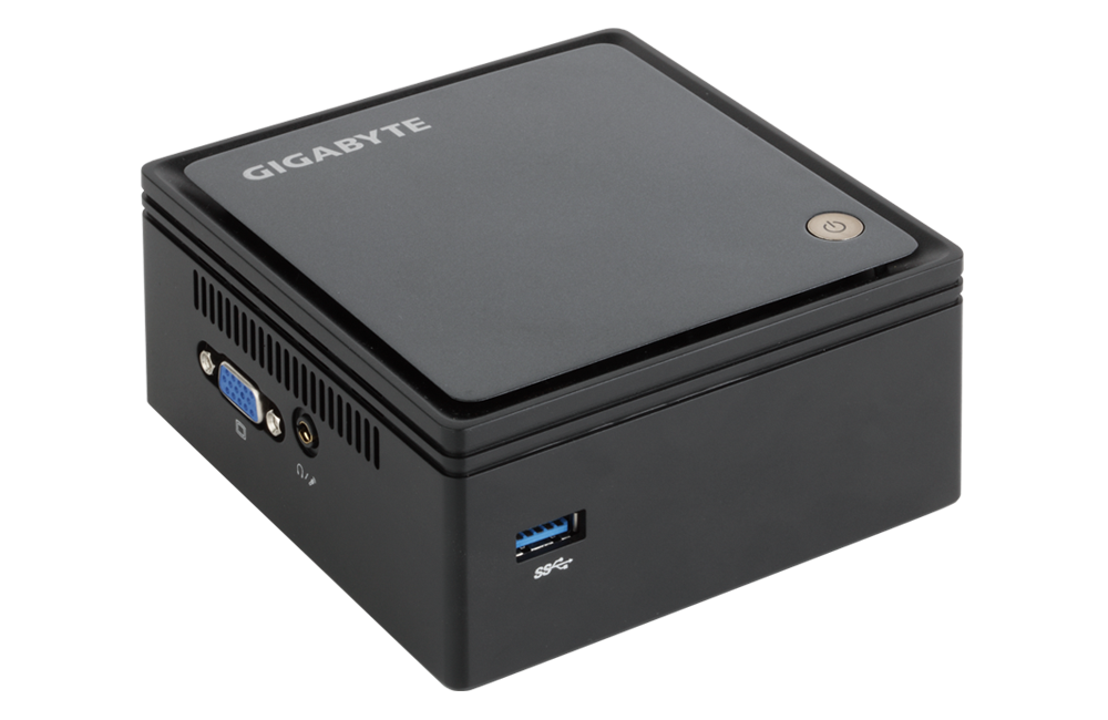 Gigabyte GB-BXBT-2807 Brix Intel Fekete barebone mini asztali PC