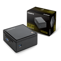 Gigabyte GB-BXBT-2807 Brix Intel Fekete barebone mini asztali PC
