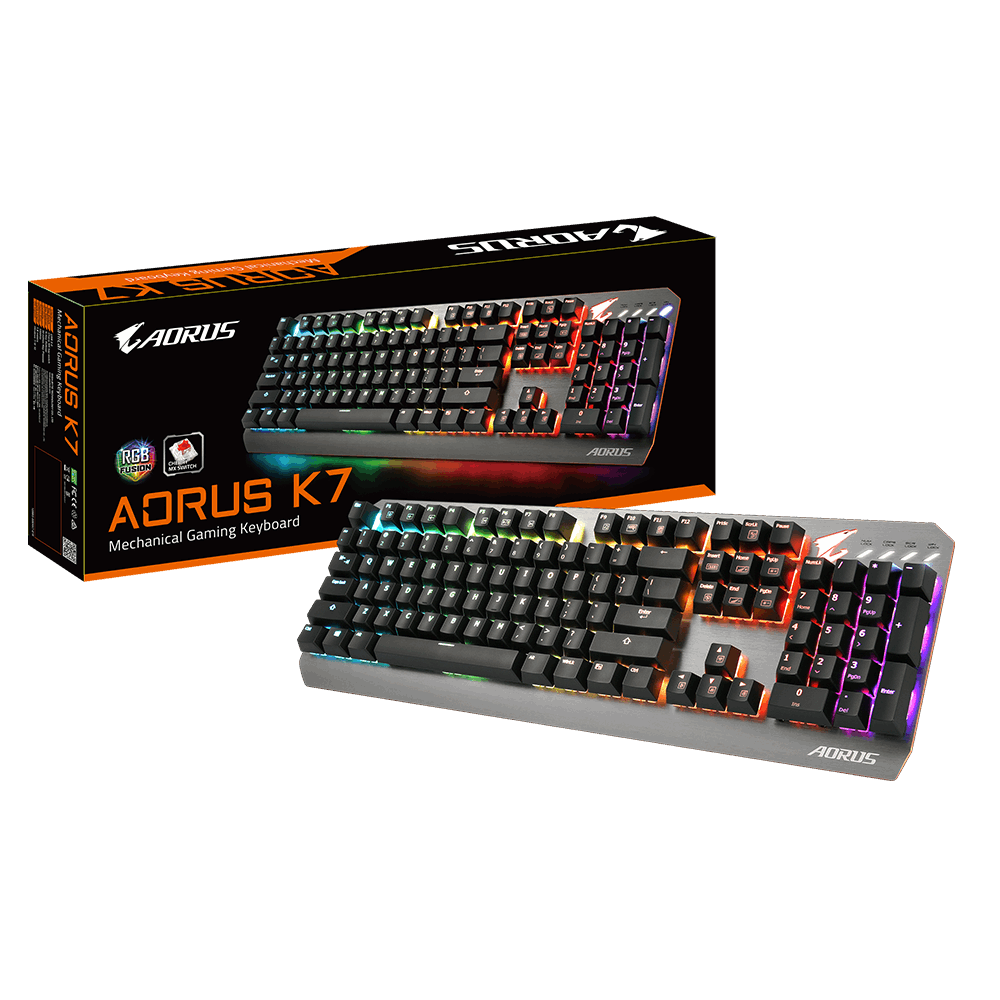 Gigabyte GK-AORUS K7-HU HUN szürke billentyűzet