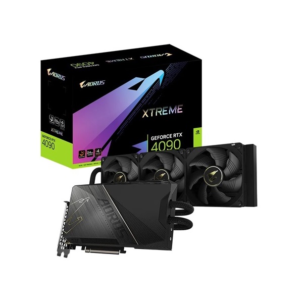 Gigabyte GeForce RTX 4090 Aorus Xtreme Waterforce nVidia 24GB GDDR6X 384bit PCIe videókártya