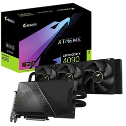 Gigabyte GeForce RTX 4090 Aorus Xtreme Waterforce nVidia 24GB GDDR6X 384bit PCIe videókártya