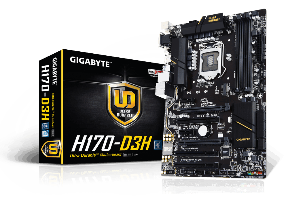 Gigabyte H170-D3H Intel H170 LGA1151 ATX alaplap