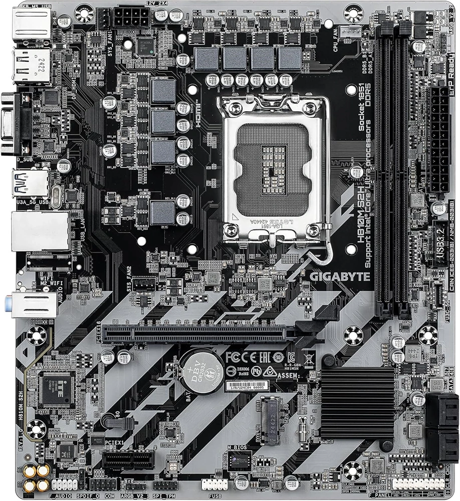 Gigabyte H810M S2H Intel H810 LGA1851 mATX alaplap
