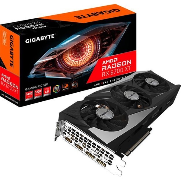 Gigabyte Radeon RX 6700 XT Gaming OC 12GB GDDR6 192-bit videokártya