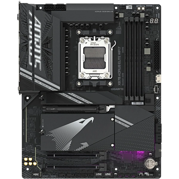 Gigabyte X870 AORUS ELITE Wi-Fi AMD X870 AM5 ATX alaplap