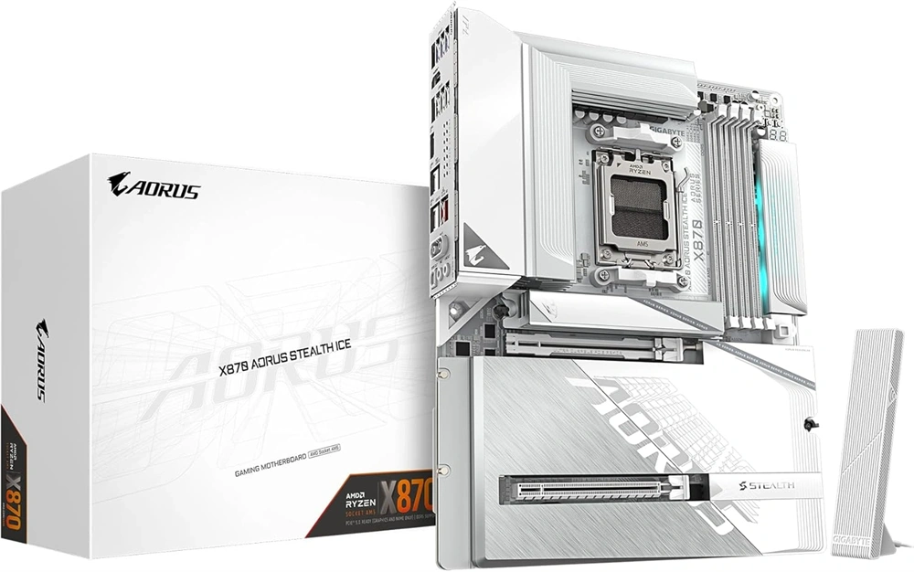 Gigabyte X870 AORUS STEALTH ICE AMD X870 AM5 ATX alaplap