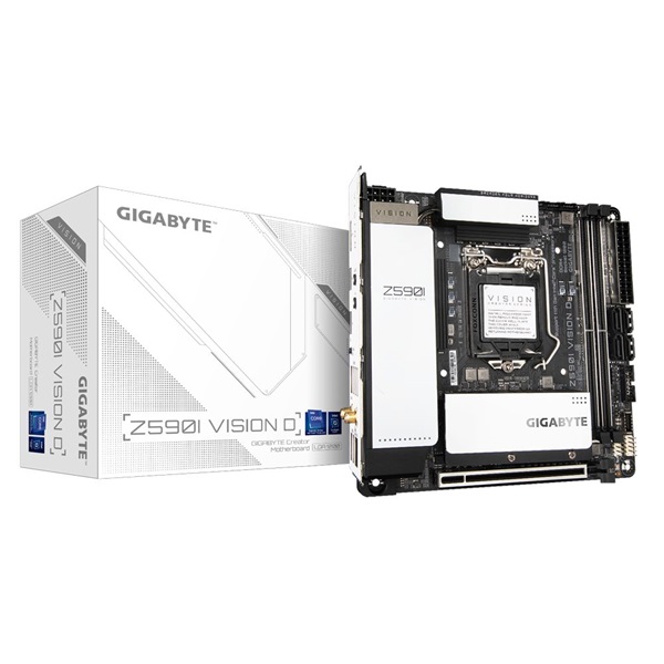 Gigabyte Z590I VISION D Intel Z590 LGA1200 mini-ITX alaplap