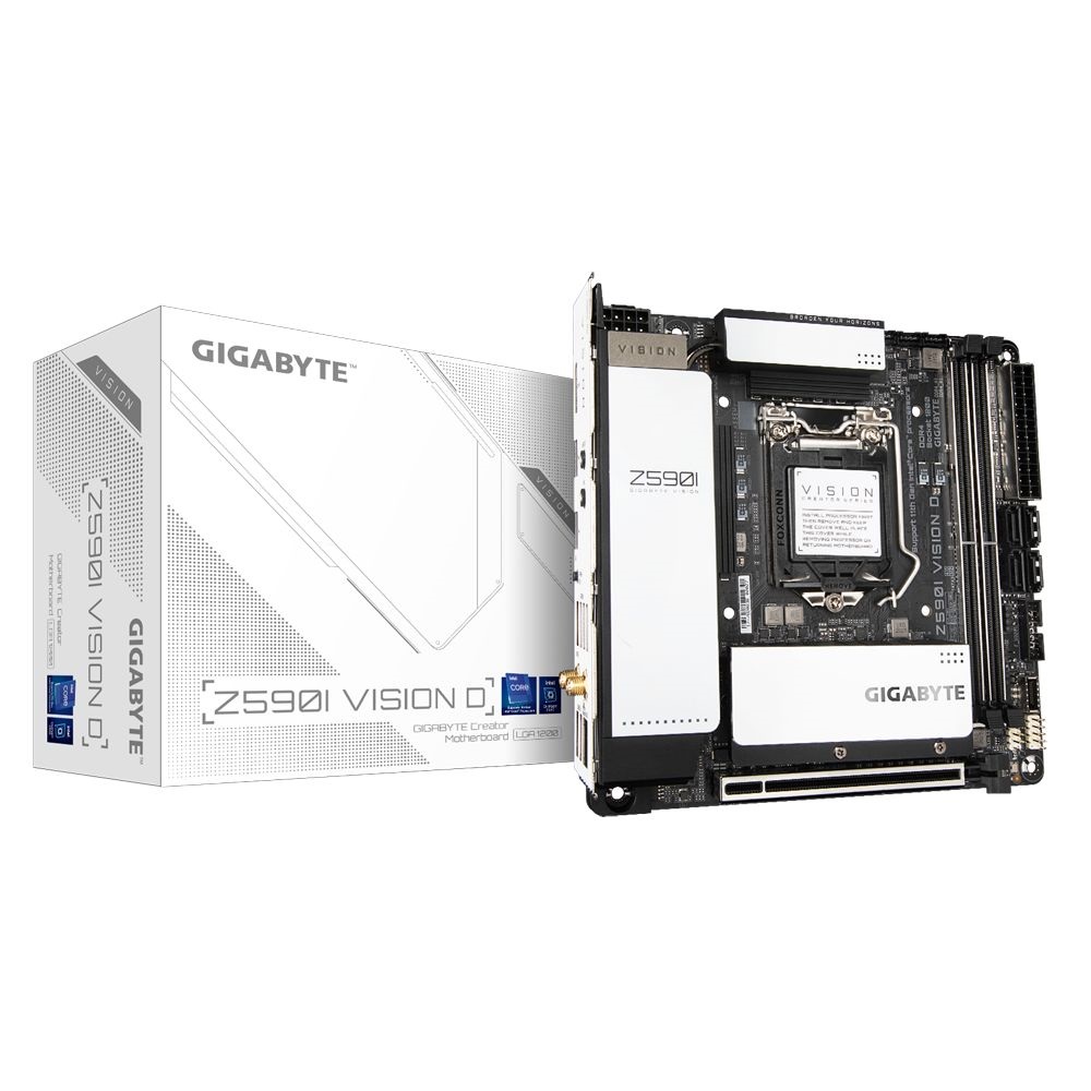 Gigabyte Z590I VISION D Intel Z590 LGA1200 mini-ITX alaplap
