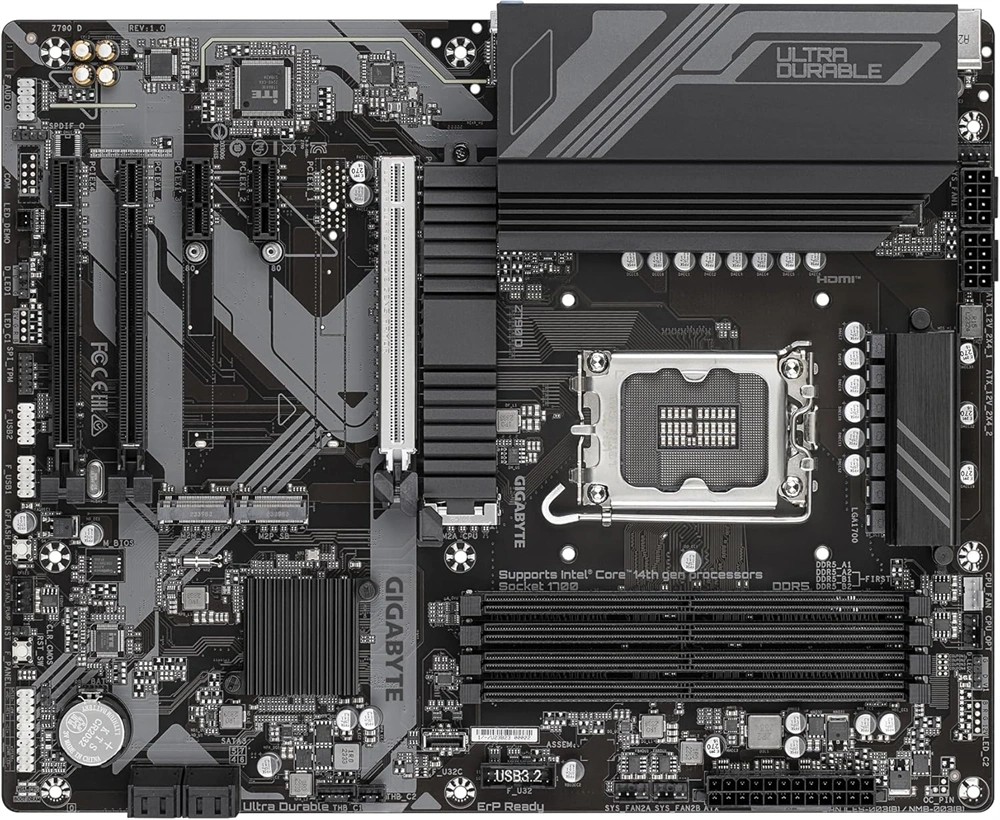 Gigabyte Z790 D Intel Z790 LGA1700 ATX alaplap