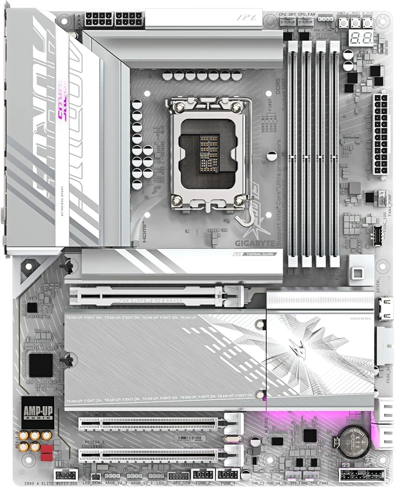 Gigabyte Z890 AORUS ELITE ICE Wi-Fi Intel Z890 LGA1851 ATX alaplap