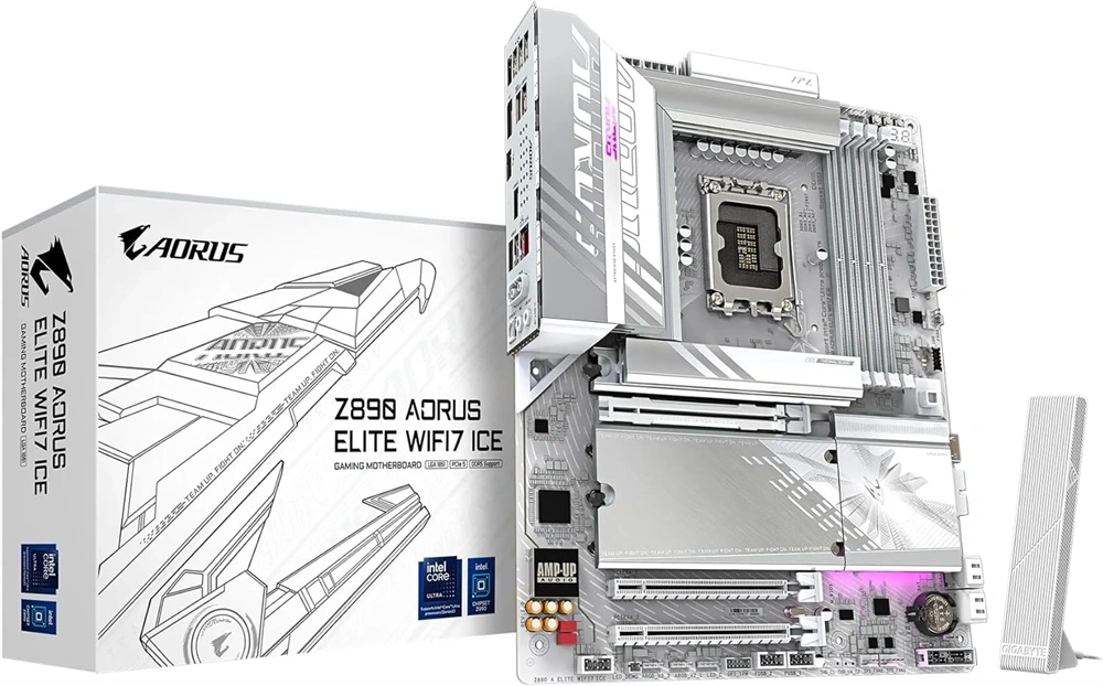 Gigabyte Z890 AORUS ELITE ICE Wi-Fi Intel Z890 LGA1851 ATX alaplap