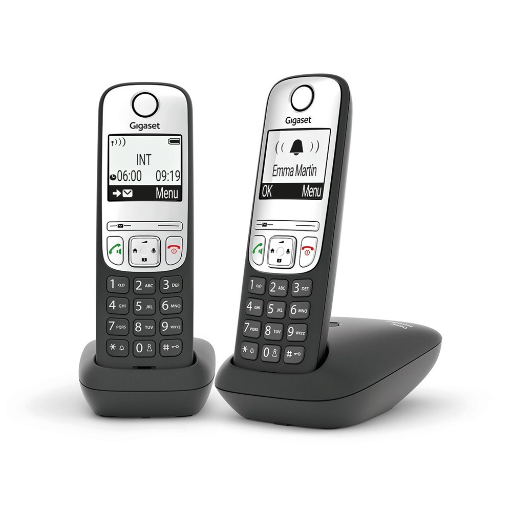 Gigaset A690 DUO fekete dect telefon (Újracsomagolt)