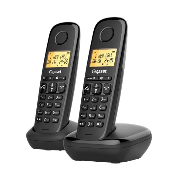 Gigaset Basic 100 AM fekete dect telefon