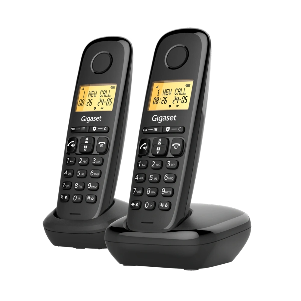 Gigaset Basic 100 AM fekete dect telefon