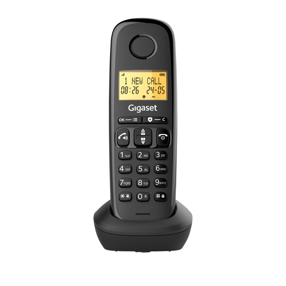 Gigaset Basic 100 DUO fekete dect telefon