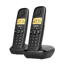 Gigaset Basic 100 DUO fekete dect telefon
