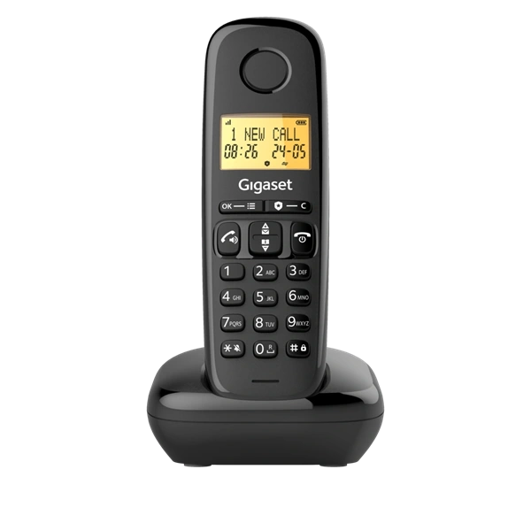 Gigaset Basic 100 fekete dect telefon