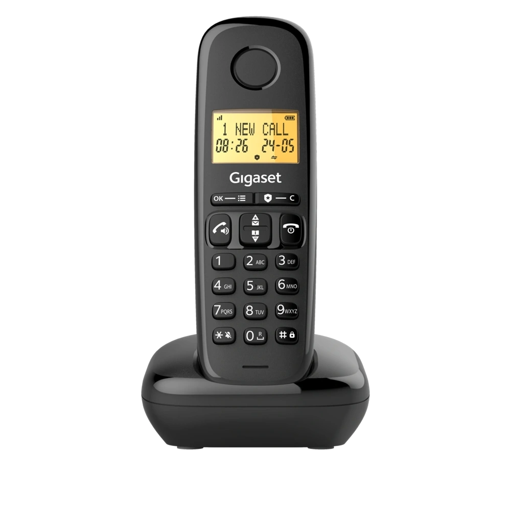 Gigaset Basic 100 fekete dect telefon