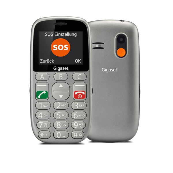 Gigaset GL390 2,2" Dual SIM ezüst mobiltelefon (Újszerű)