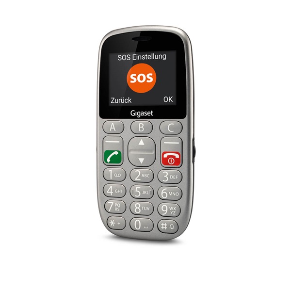 Gigaset GL390 2,2" Dual SIM ezüst mobiltelefon (Újszerű)