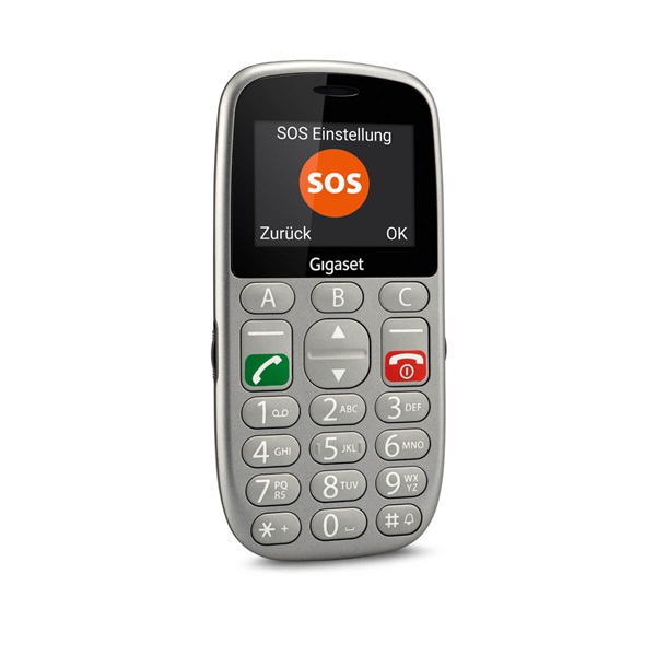 Gigaset GL390 2,2" Dual SIM ezüst mobiltelefon (Újszerű)