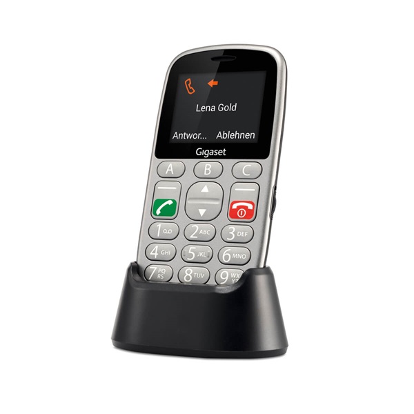 Gigaset GL390 2,2" Dual SIM ezüst mobiltelefon (Újszerű)