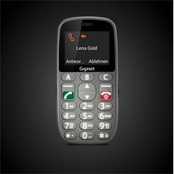 Gigaset GL390 2,2" Dual SIM ezüst mobiltelefon (Újszerű)