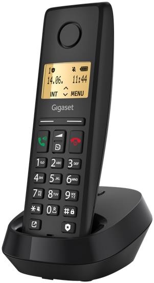 Gigaset PURE 200 fekete dect telefon