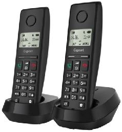 Gigaset PURE DUO 200 fekete dect telefon