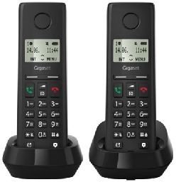 Gigaset PURE DUO 200 fekete dect telefon