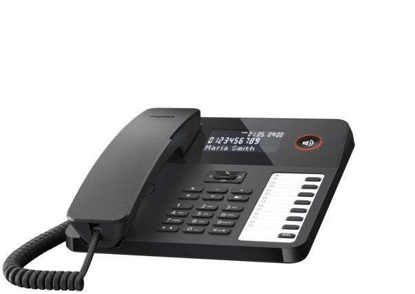 Gigaset Telefon DESK 600 fekete telefon
